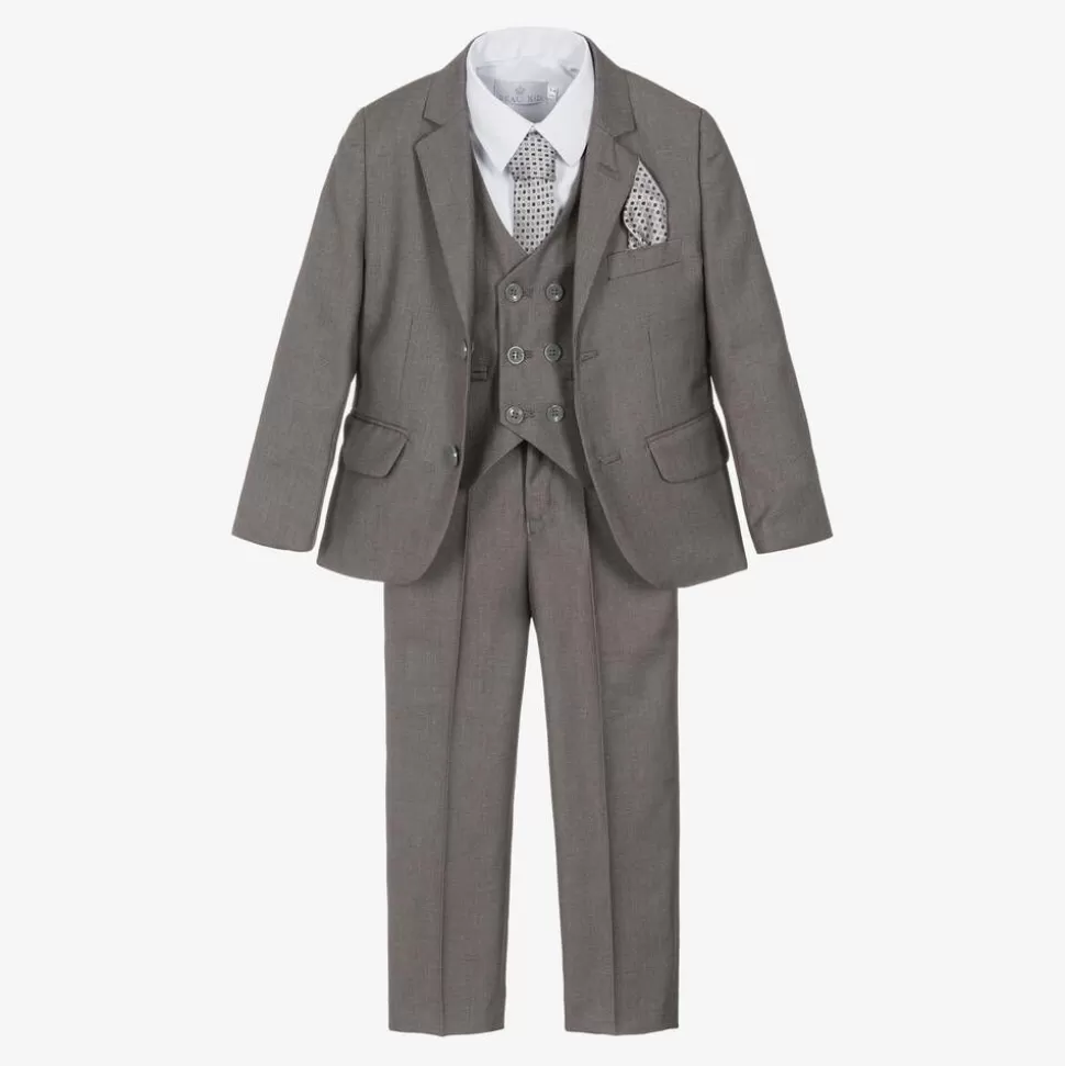 Beau KiD Boys Grey Trouser Suit^BOY Suits