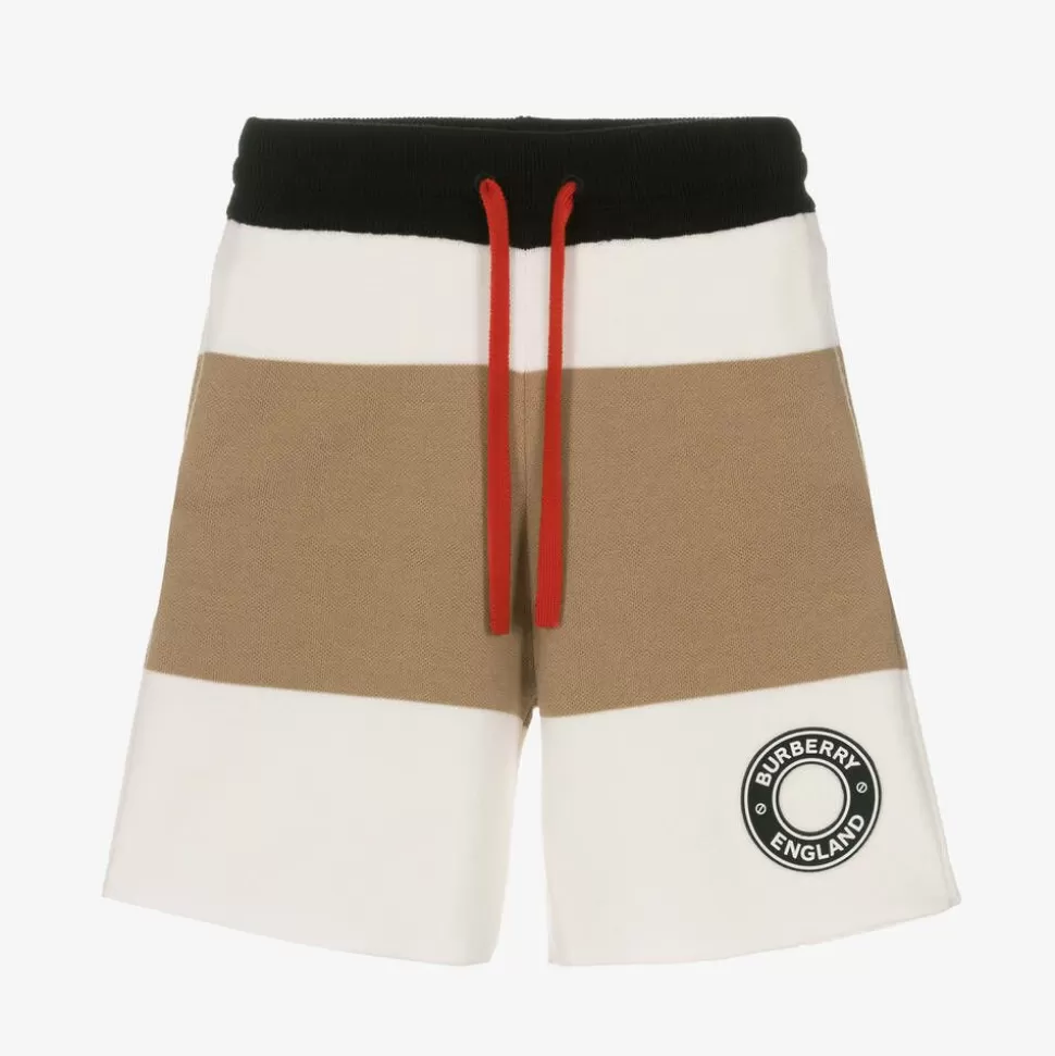 Burberry Boys Icon Stripe Wool Shorts^BOY Shorts