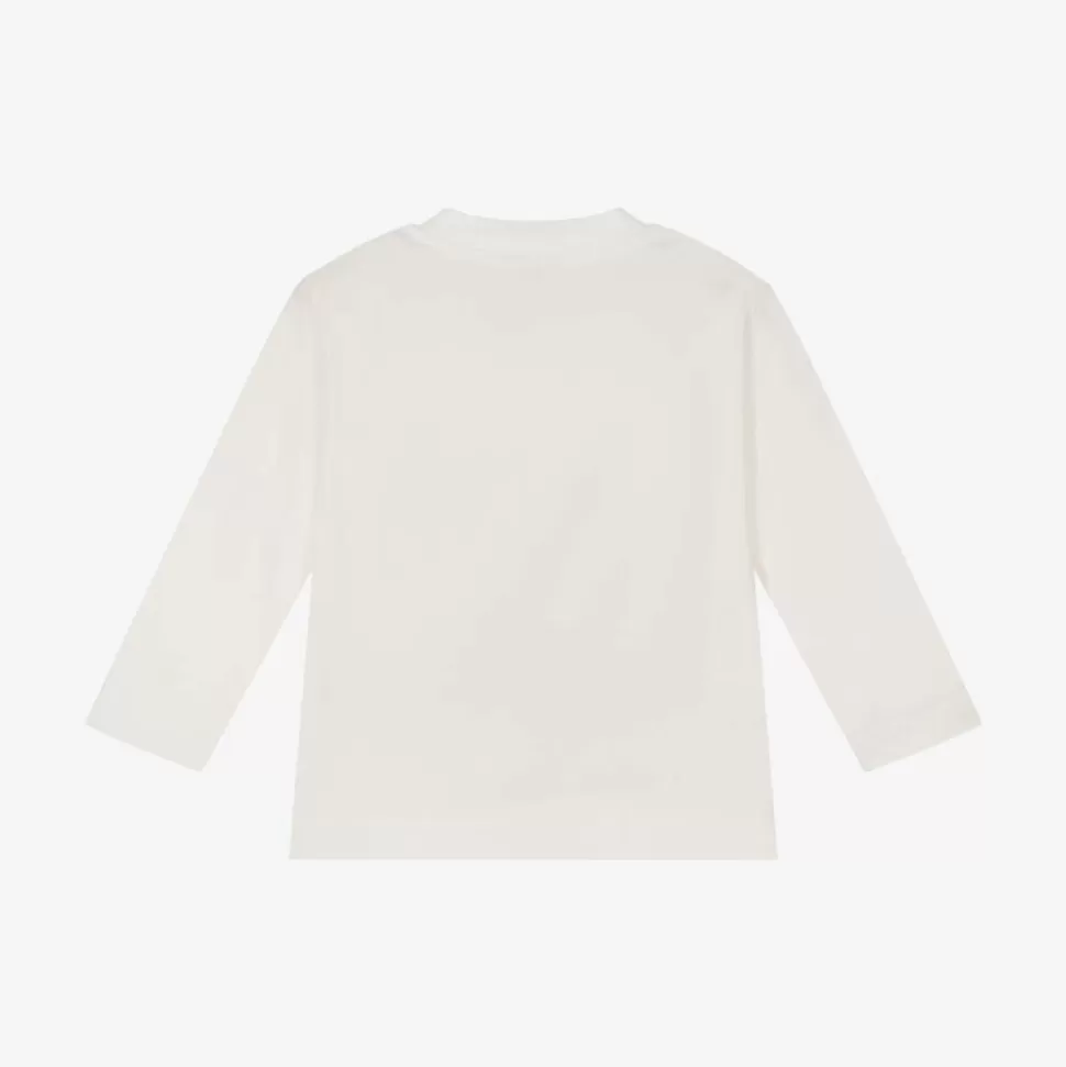 Il Gufo Boys Ivory Cotton Hedgehog Top^BOY Tops