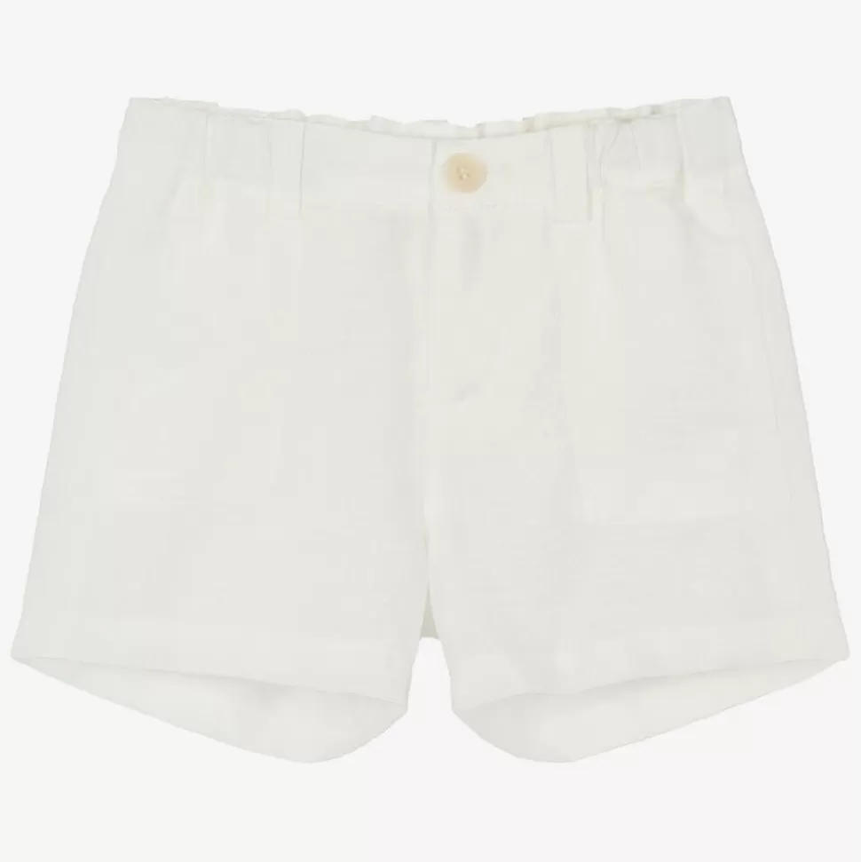 Bonpoint Boys Ivory Linen Shorts^BOY Shorts | Shorts