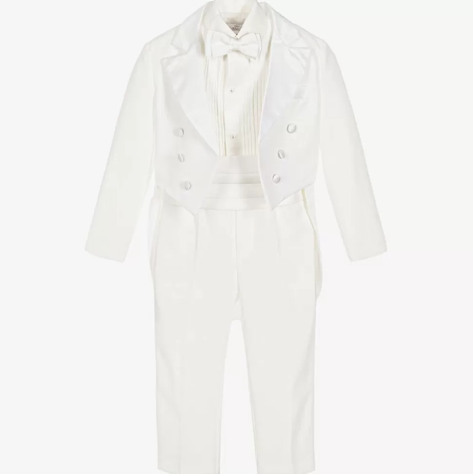 Beau KiD Boys Ivory Tuxedo Suit^BOY Suits