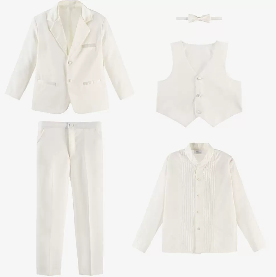 Romano Boys Ivory Tuxedo Suit^BOY Suits