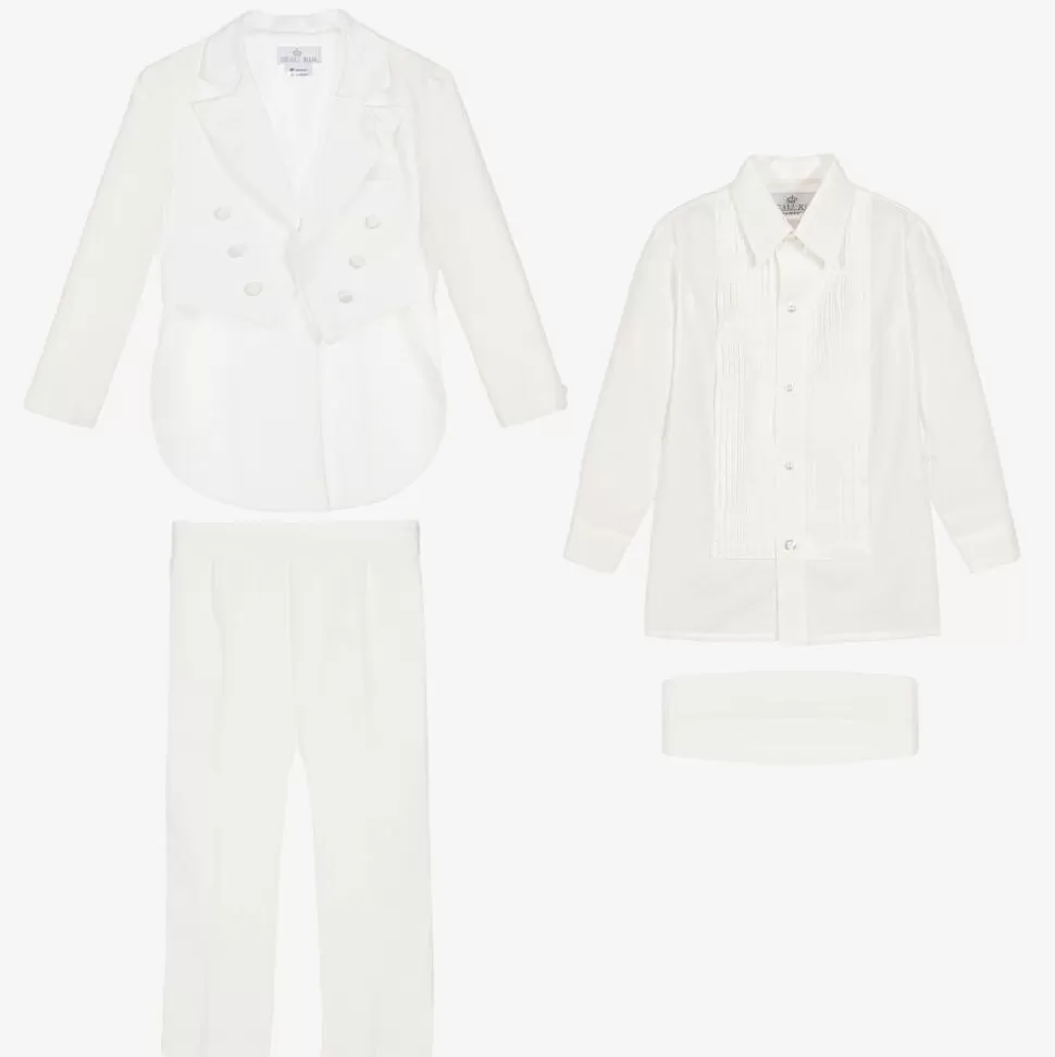 Beau KiD Boys Ivory Tuxedo Suit^BOY Suits