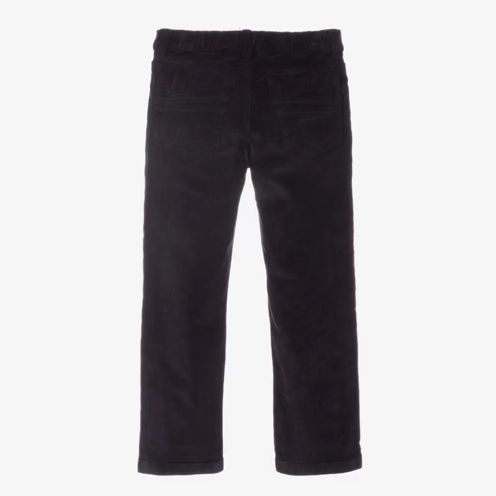 Il Gufo Boys Navy Blue Corduroy Trousers^BOY Trousers