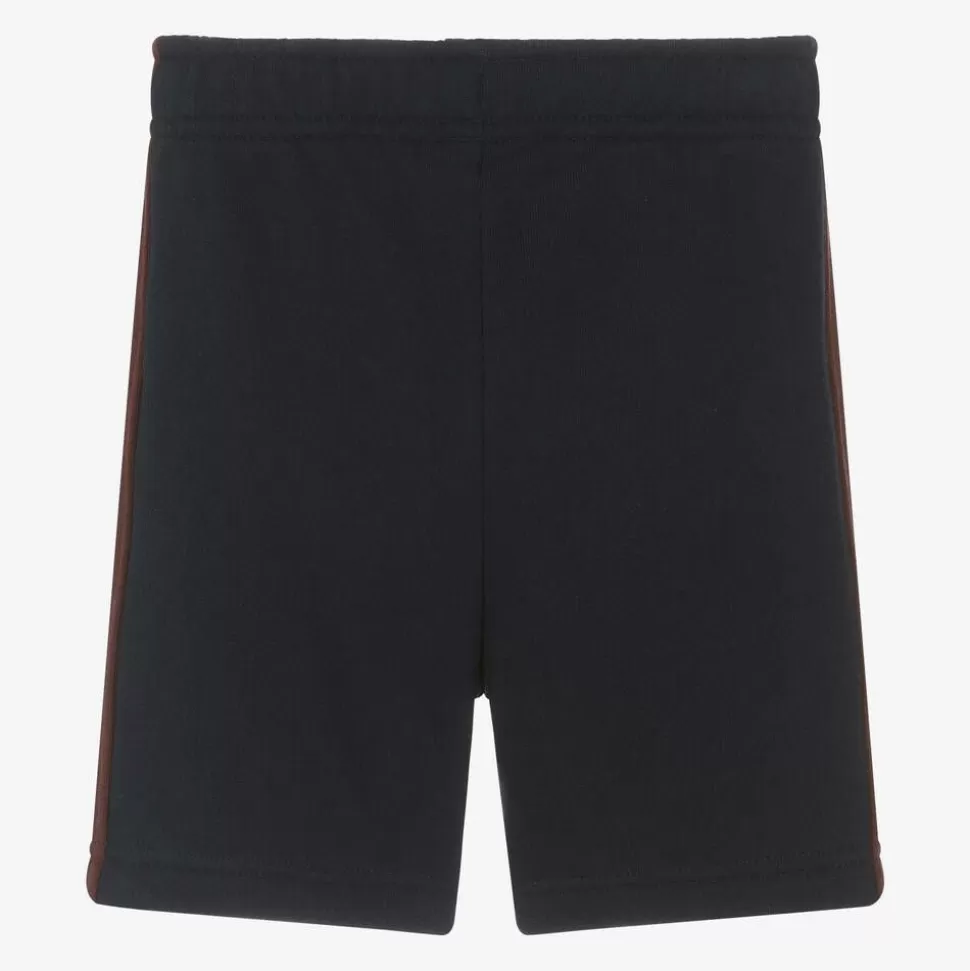 Lacoste Boys Navy Blue Cotton Jersey Shorts^BOY Shorts