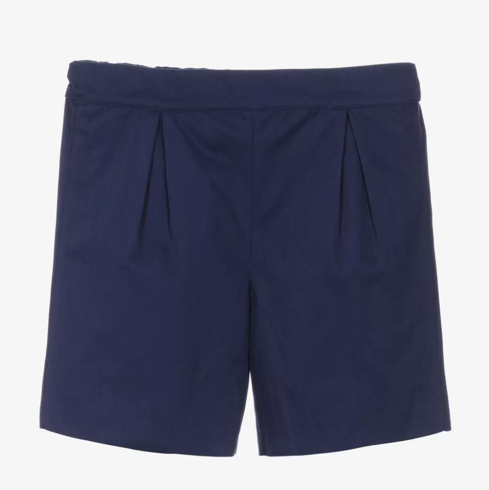 Beatrice amp; George Boys Navy Blue Cotton Shorts^BOY Shorts