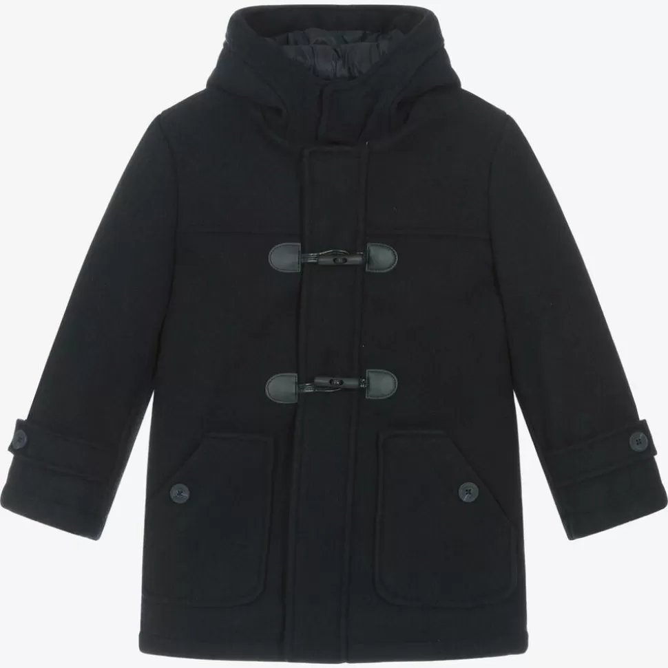 Mayoral Boys Navy Blue Duffle Coat^BOY Coats & Jackets