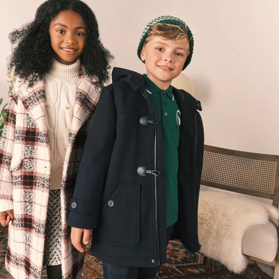 Mayoral Boys Navy Blue Duffle Coat^BOY Coats & Jackets