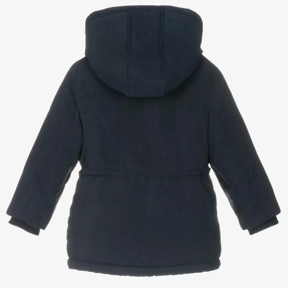 Mayoral Boys Navy Blue Hooded Parka Coat^BOY Coats & Jackets