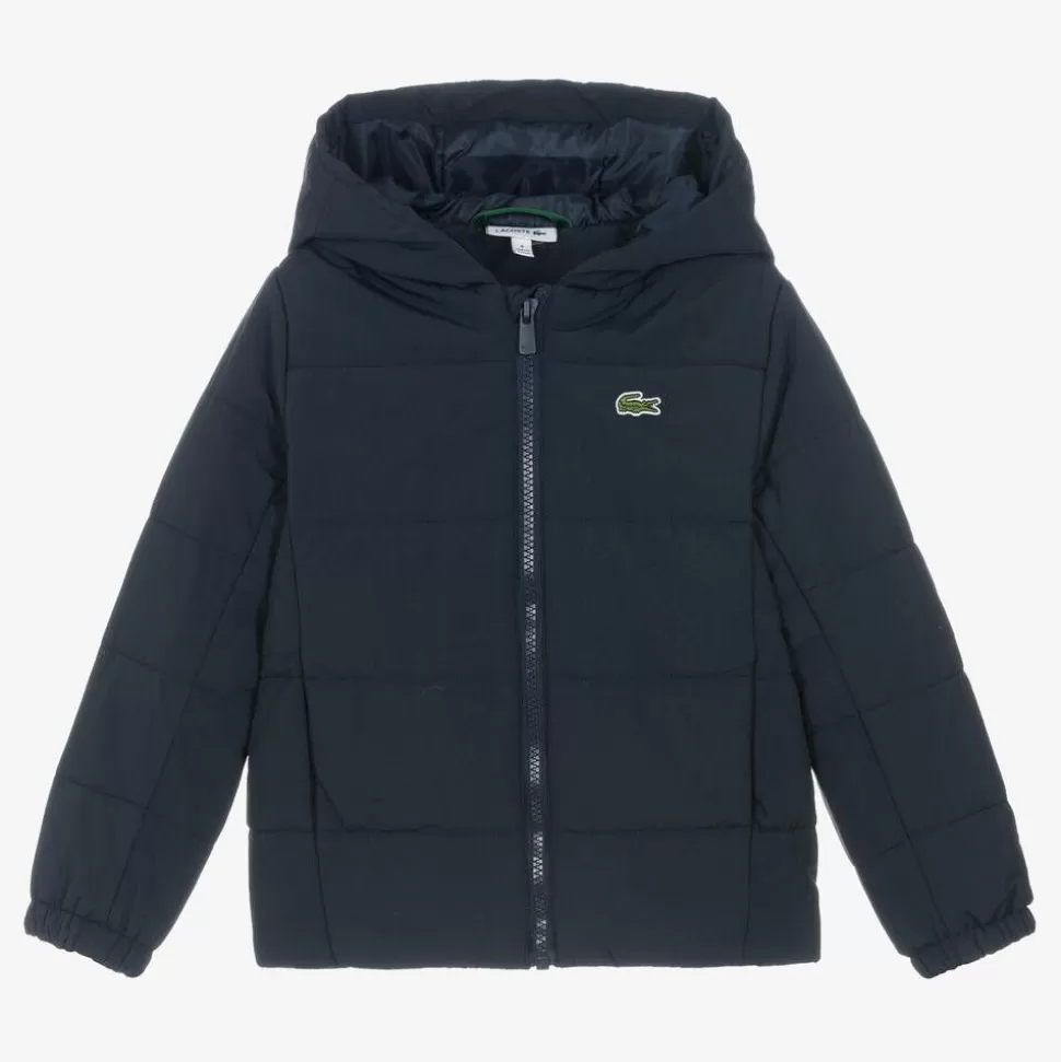 Lacoste Boys Navy Blue Puffer Jacket^BOY Coats & Jackets