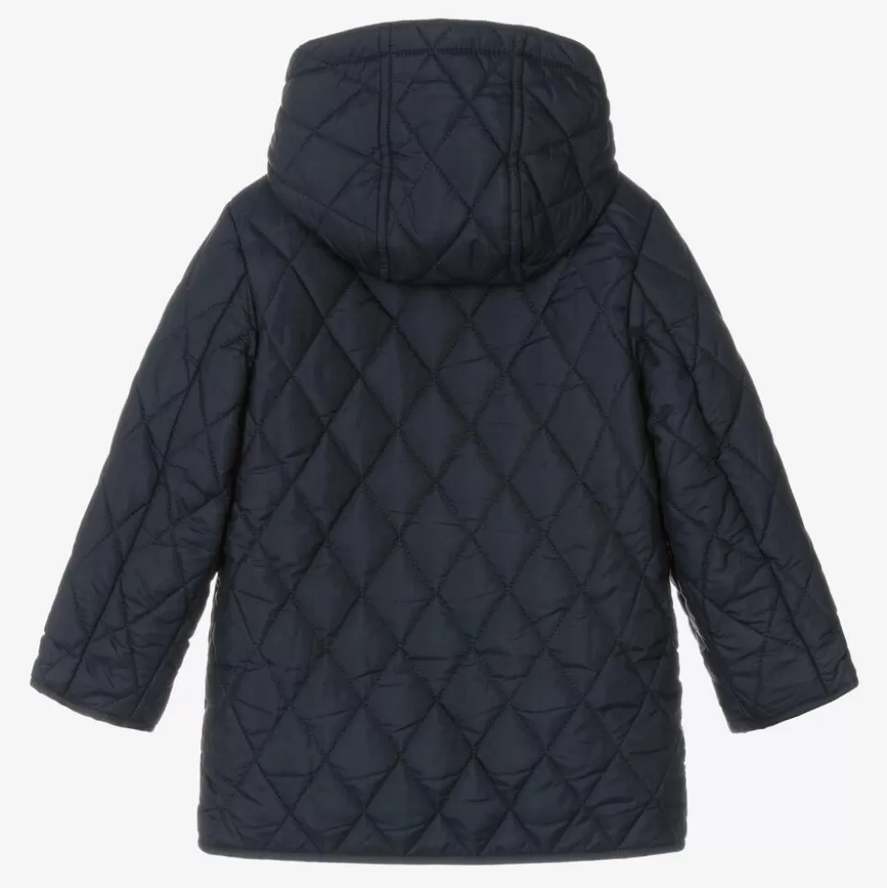 Mayoral Boys Navy Blue Quilted Coat^BOY Coats & Jackets