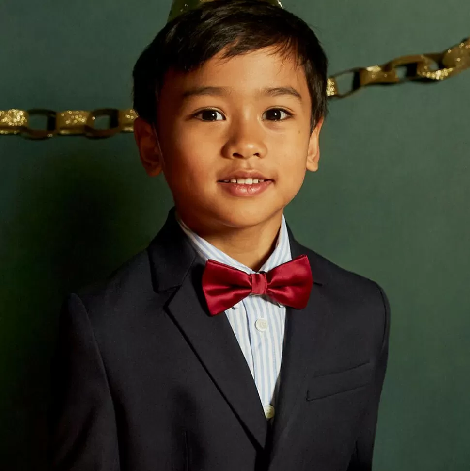 BOSS Boys Navy Blue Twill Suit^BOY Suits