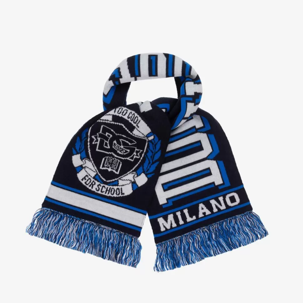 Dolce amp; Gabbana Boys Navy Blue Wool Knit Scarf^BOY Scarves