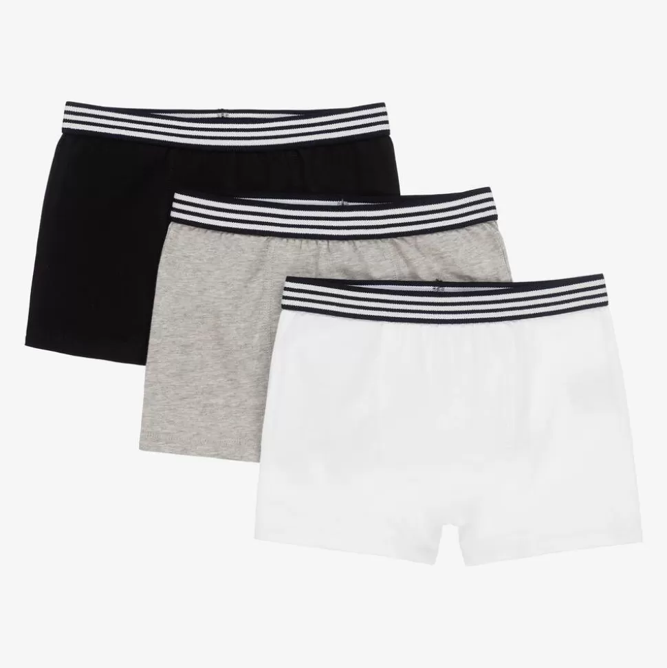 Childrensalon Essentials Boys Organic Cotton Boxer Briefs (3 Pack)^BOY Underwear