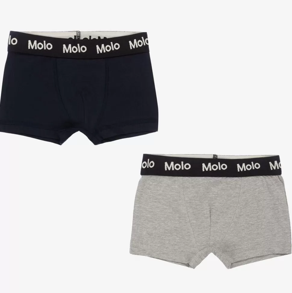 Molo Boys Organic Cotton Boxers (2 Pack)^BOY Underwear