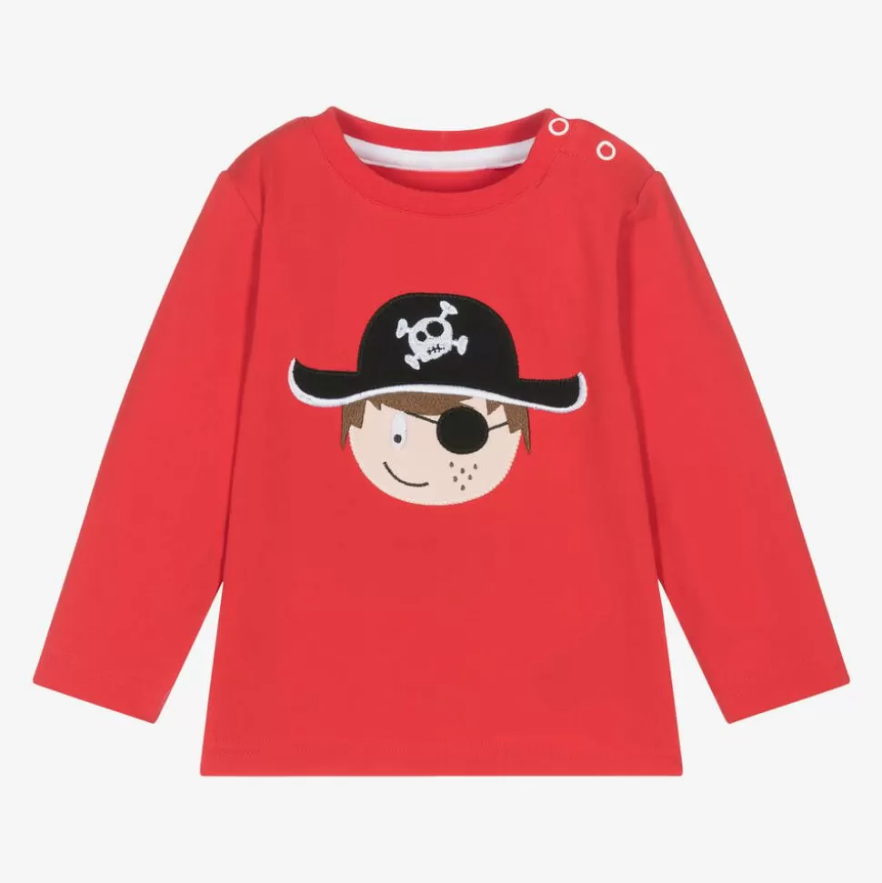 Blade amp; Rose Boys Red Cotton Tim The Pirate Top^BOY Tops