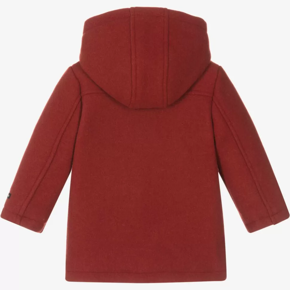 Mayoral Boys Red Hooded Duffle Coat^BOY Coats & Jackets