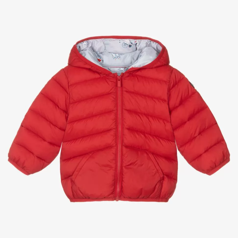 Mayoral Boys Red Hooded Puffer Jacket^BOY Coats & Jackets