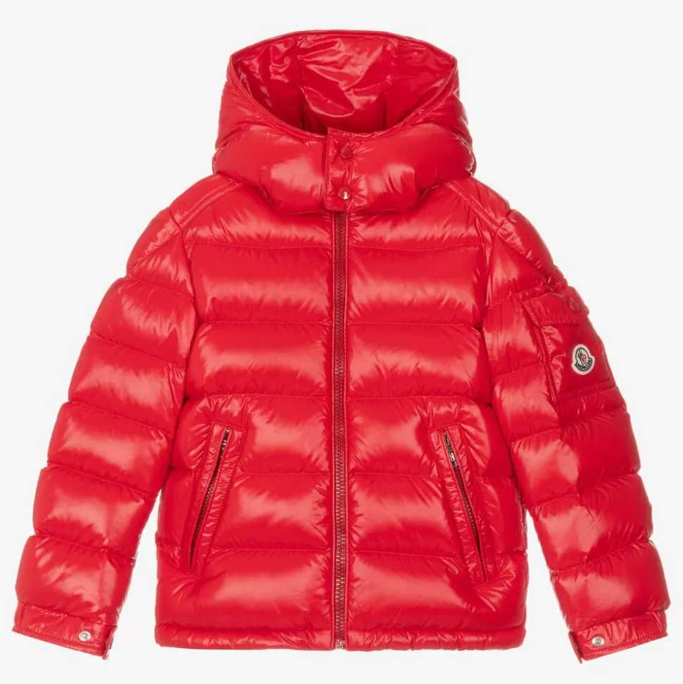 Moncler Enfant Boys Red New Maya Down Puffer Jacket^BOY Coats & Jackets