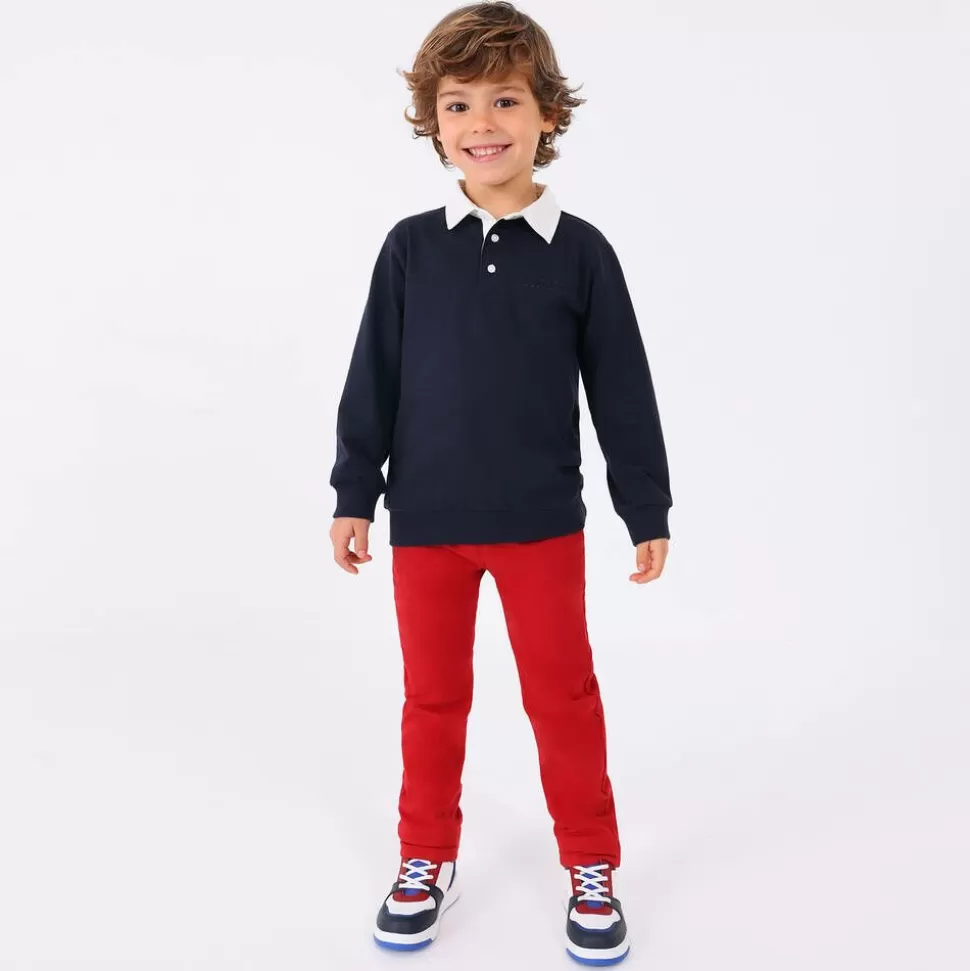 Mayoral Boys Red Slim Fit Chino Trousers^BOY Trousers
