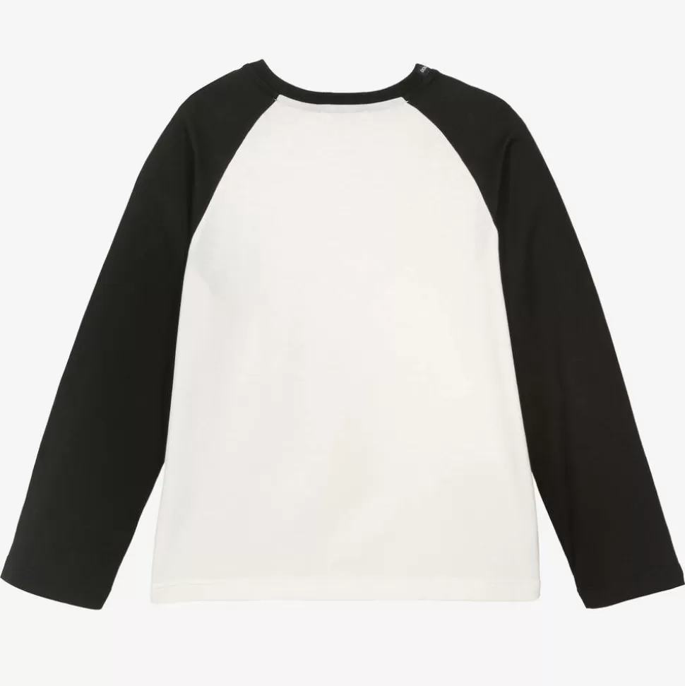 Dolce amp; Gabbana Boys White & Black Cotton Top^BOY Tops