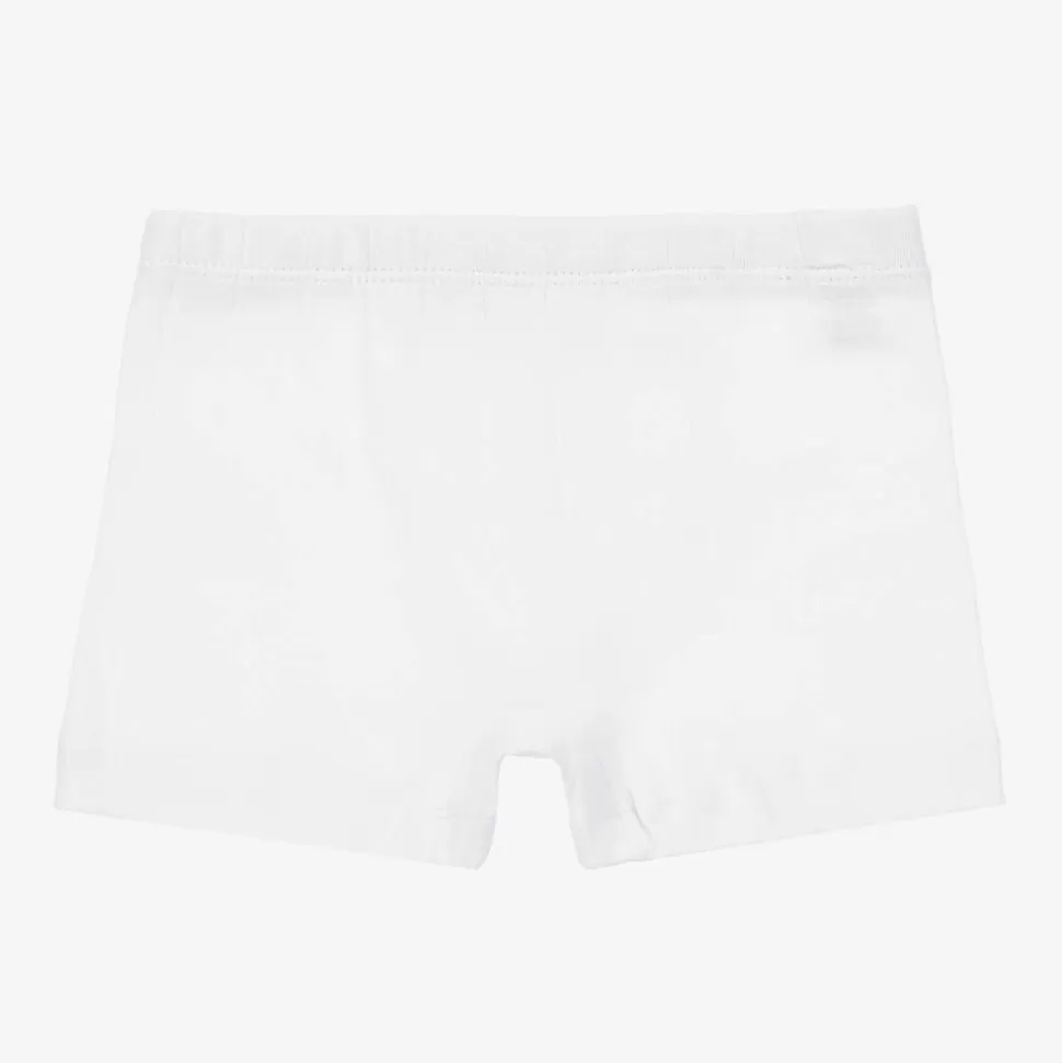 Diacar Boys White Cotton Boxer Shorts^BOY Underwear