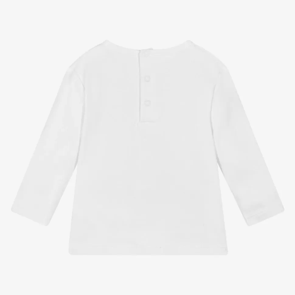 Carrément Beau Boys White Cotton Disney Top^BOY Tops