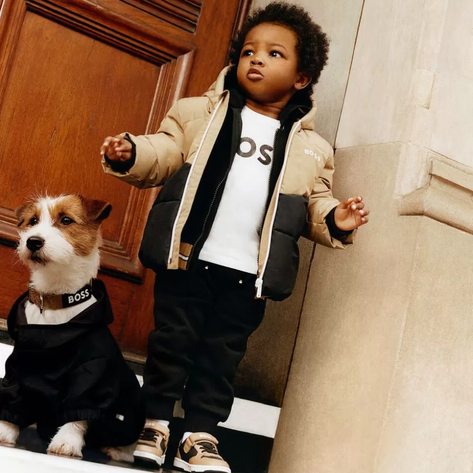 BOSS Boys White Cotton Top^BOY Tops