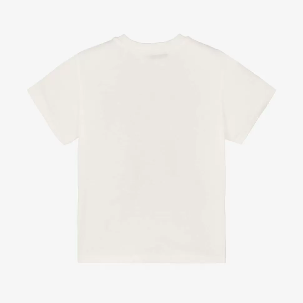 Dolce amp; Gabbana Boys White Cotton T-Shirt^ Tops