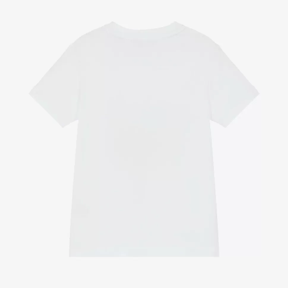 AIGNER Boys White Cotton T-Shirt^BOY Tops