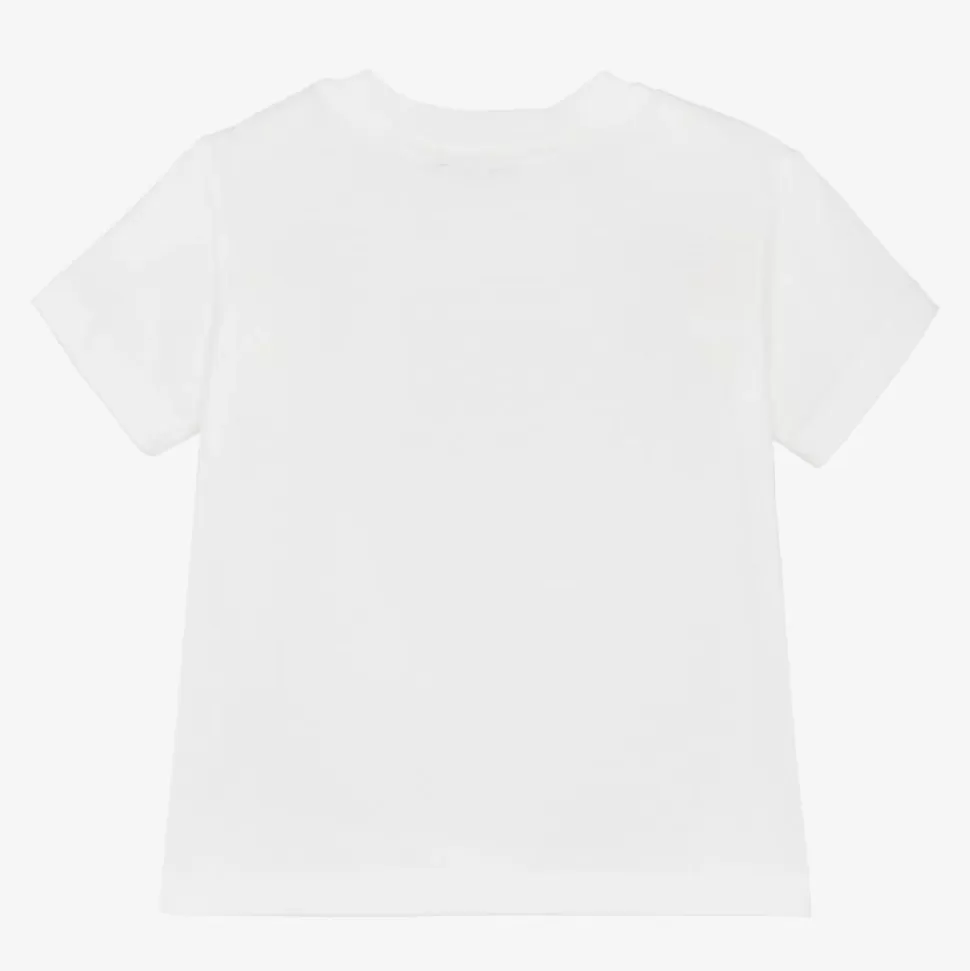 Dolce amp; Gabbana Boys White Cotton T-Shirt^BOY Tops