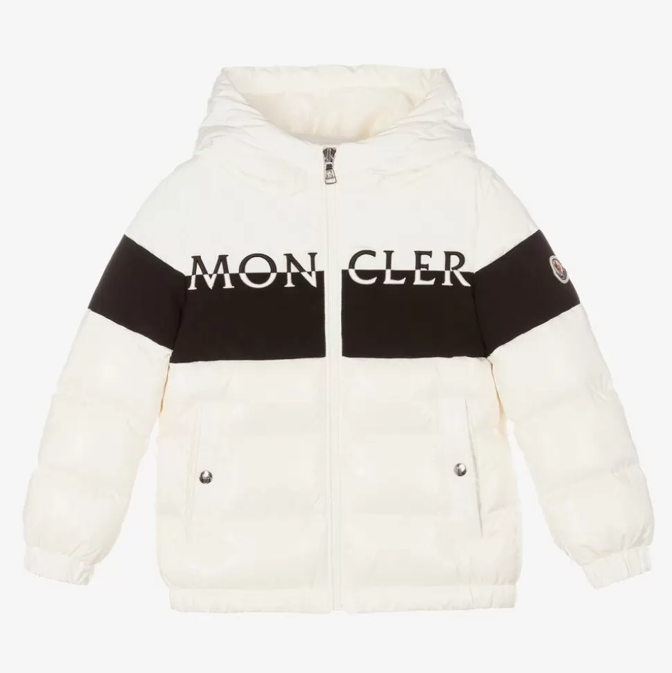 Moncler Enfant Boys White Down Padded Jacket^BOY Coats & Jackets