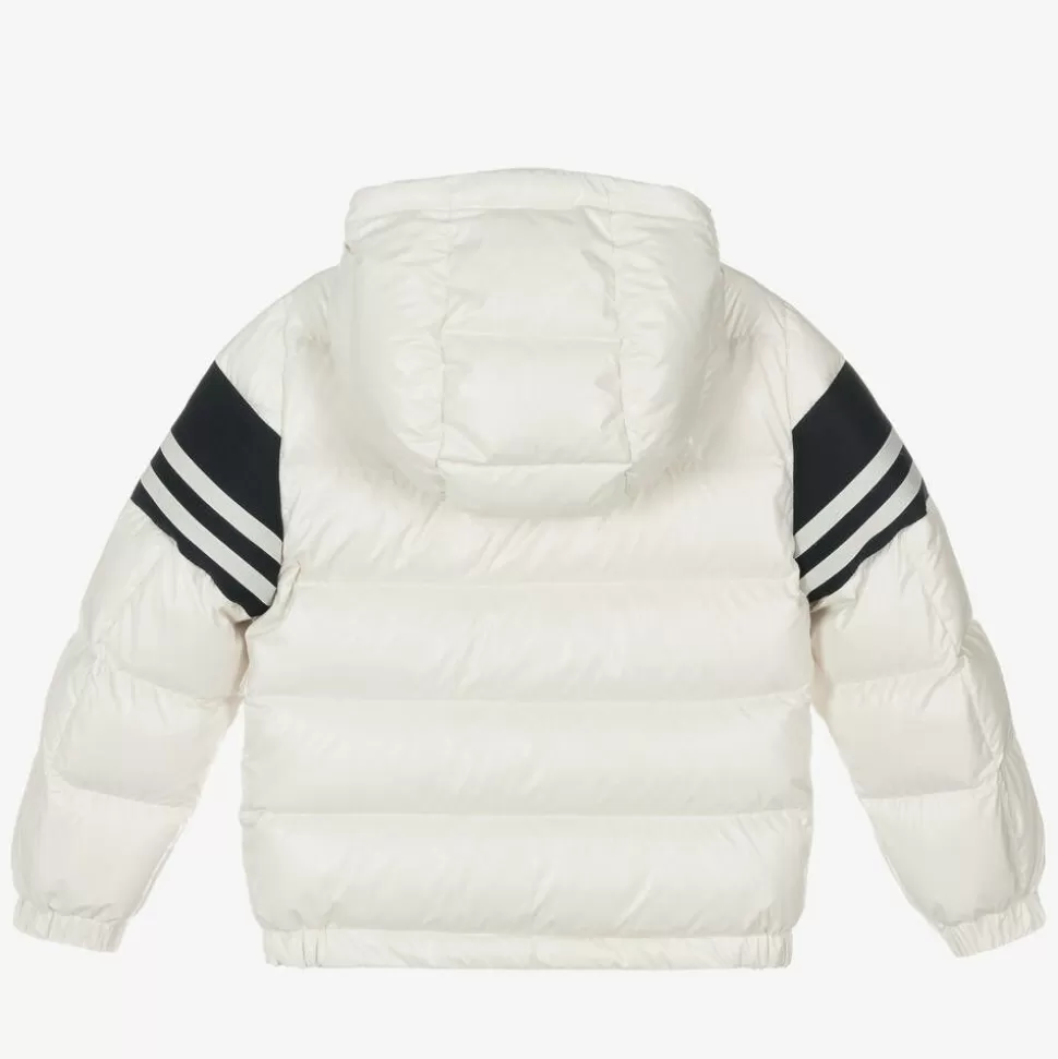 Moncler Enfant Boys White Mangal Down Puffer Jacket^BOY Coats & Jackets