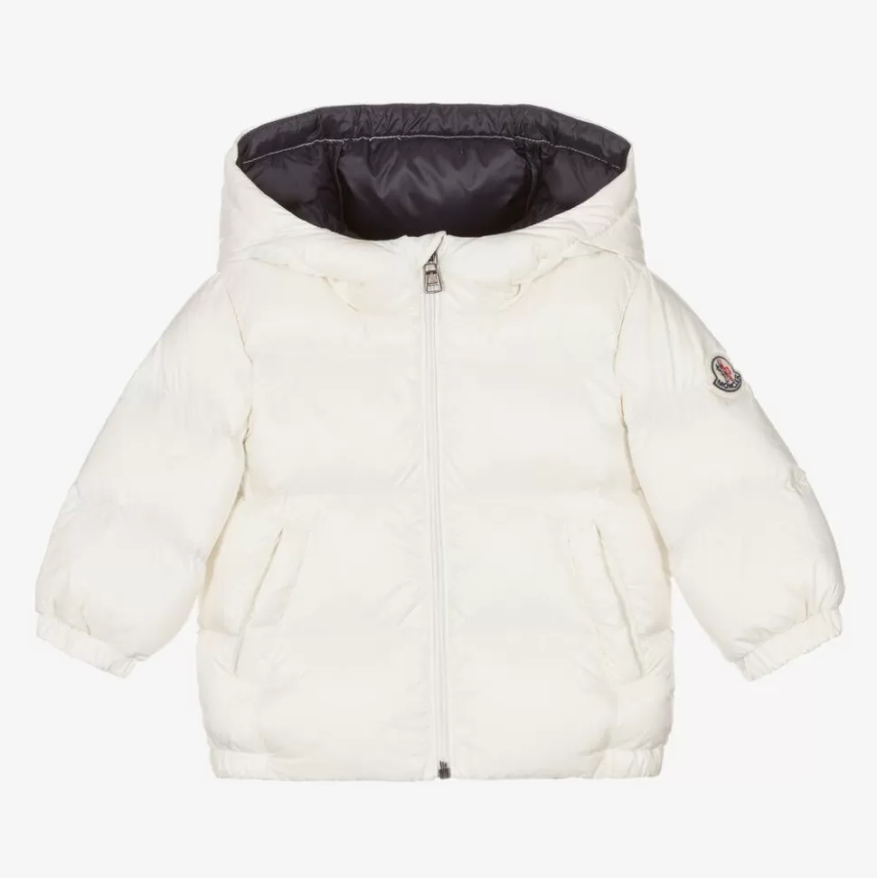 Moncler Enfant Boys White New Macaire Down Padded Jacket^BOY Coats & Jackets