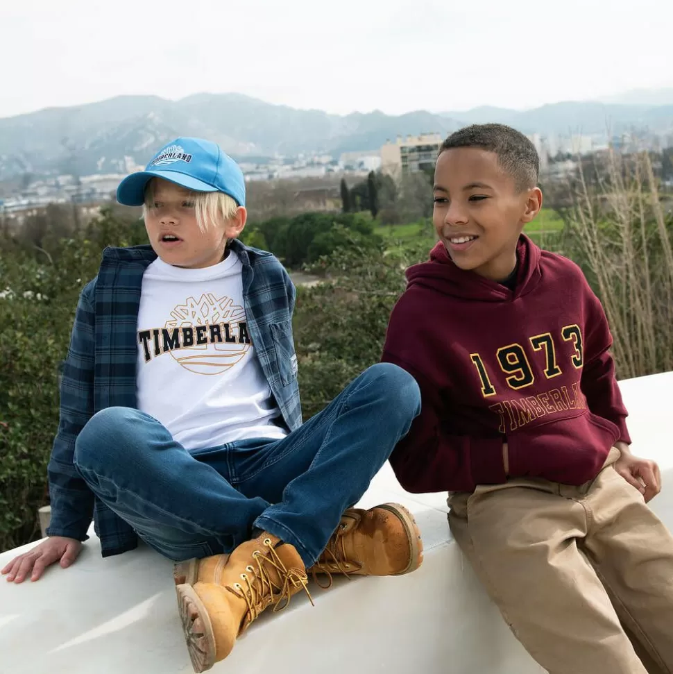 Timberland Boys White Organic Cotton Top^BOY Tops