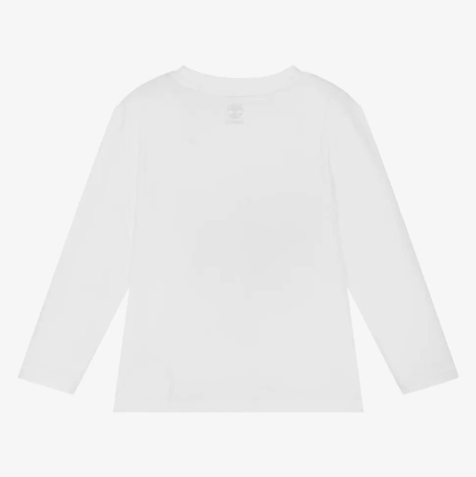 Timberland Boys White Organic Cotton Top^BOY Tops