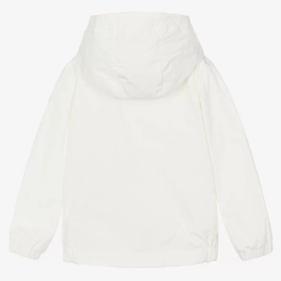 Moncler Enfant Boys White Windcheater Jacket^BOY Coats & Jackets