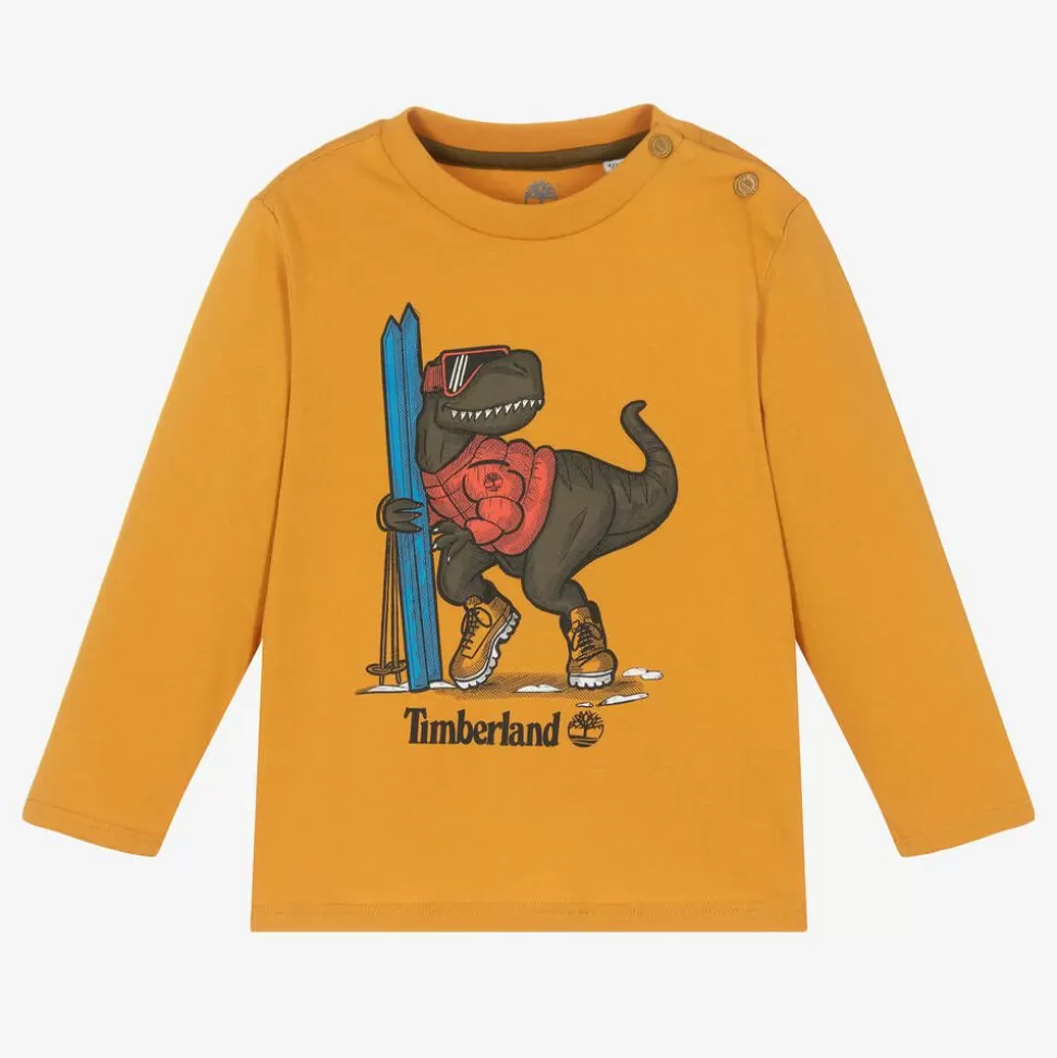 Timberland Boys Yellow Organic Cotton Top^BOY Tops