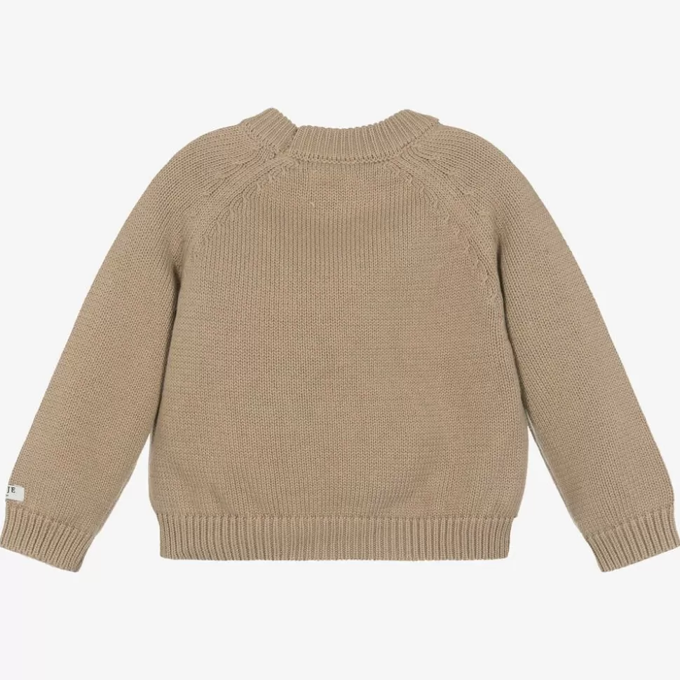 Donsje Brown Cotton Teddy Bear Sweater^BOY Tops | Tops