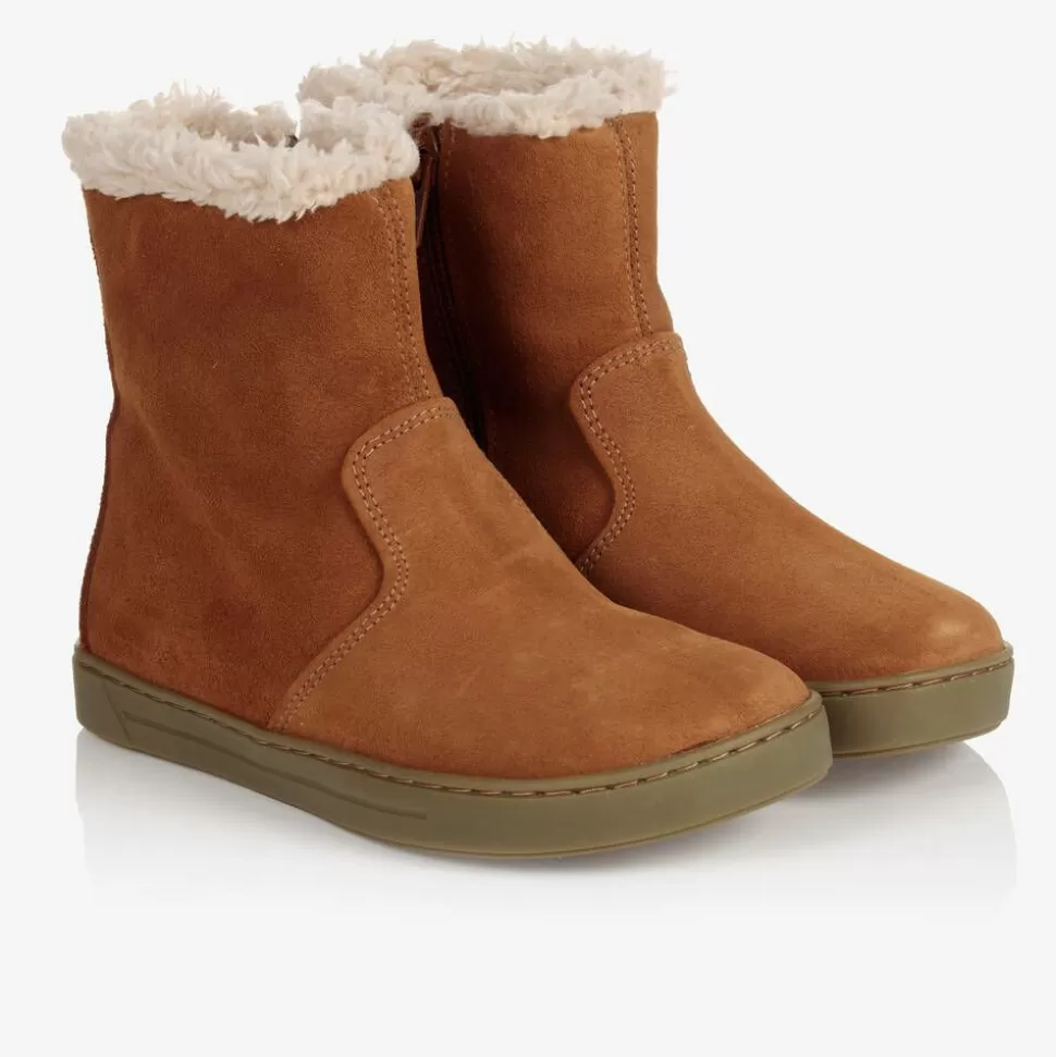 Birkenstock Brown Suede Leather Boots^BOY Boots | Boots