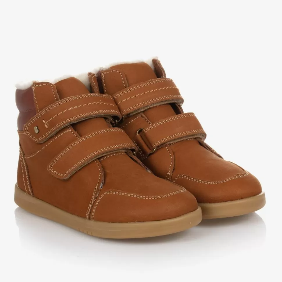 Bobux Kid + Brown Suede Leather Boots^BOY Boots | Boots