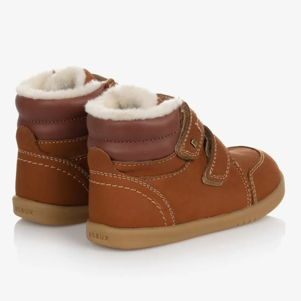 Bobux IWalk Brown Suede Leather Boots^BOY Boots | Boots