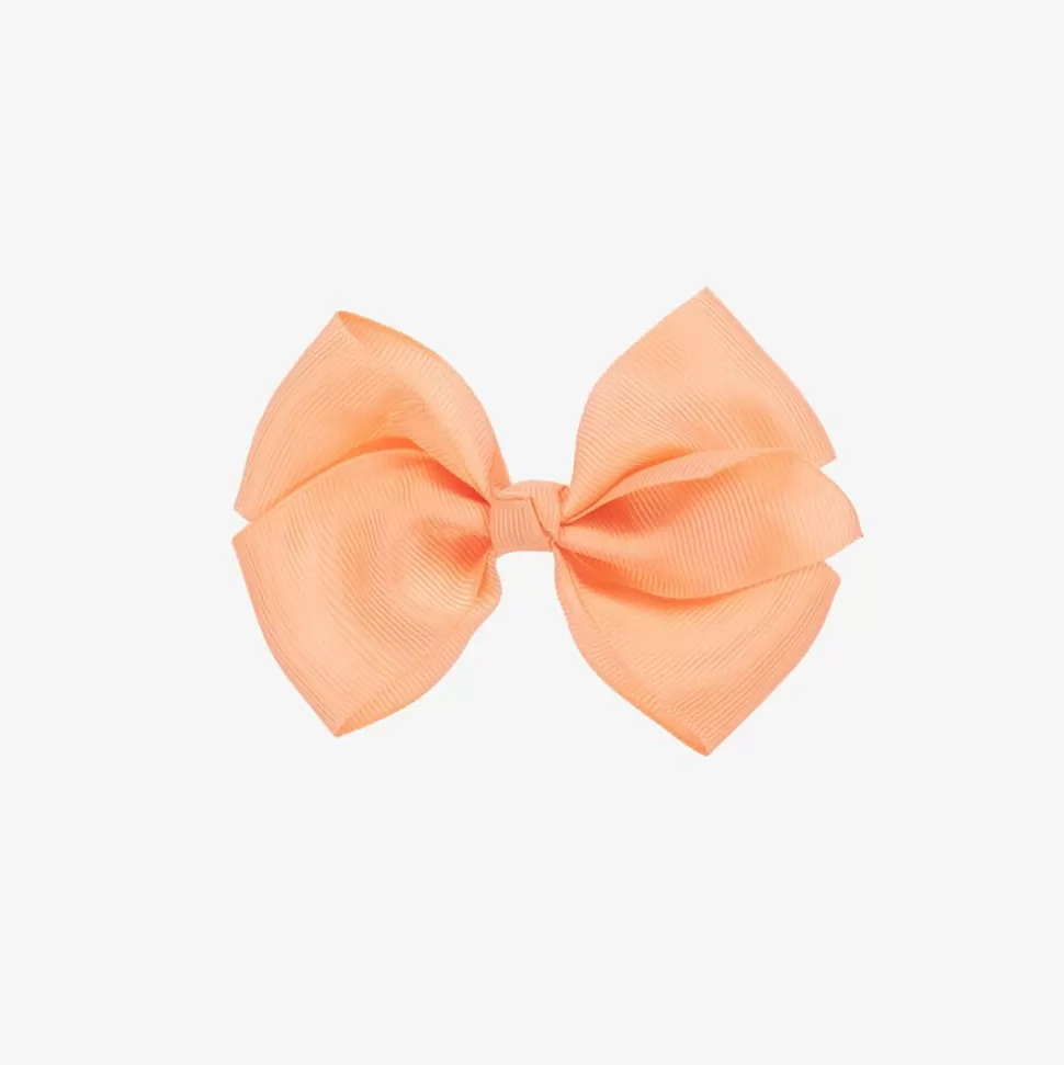 Bowtique London Coral Pink Bow Hair Clip (10cm)^ Hair Accessories