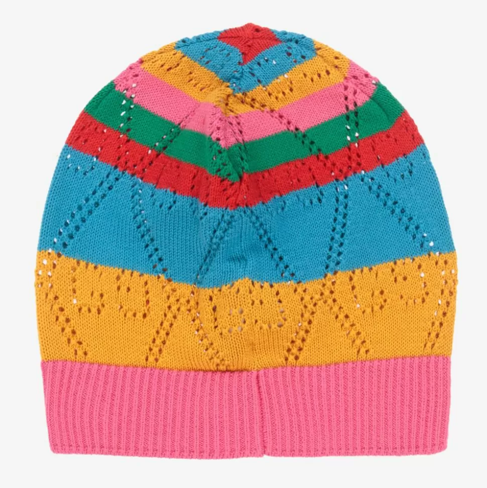 Gucci Cotton Knit GG Logo Hat^ Hats