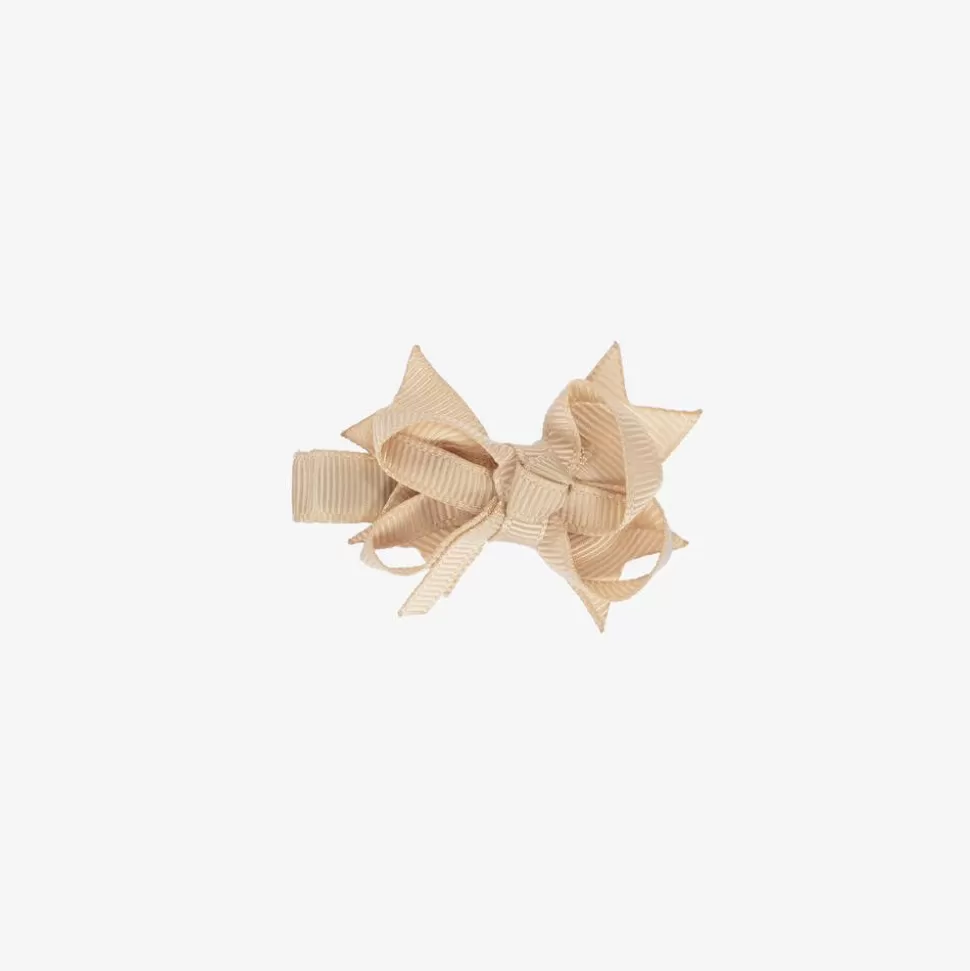 Bowtique London Girls Beige Bow Hair Clip (4cm)^ Hair Accessories