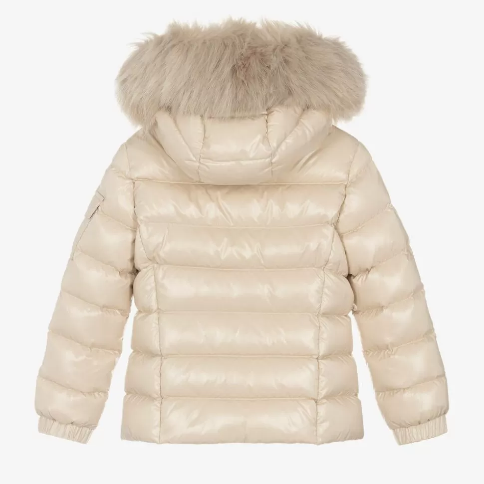 Moncler Enfant Girls Beige Down Padded Badyf Jacket^ Coats & Jackets