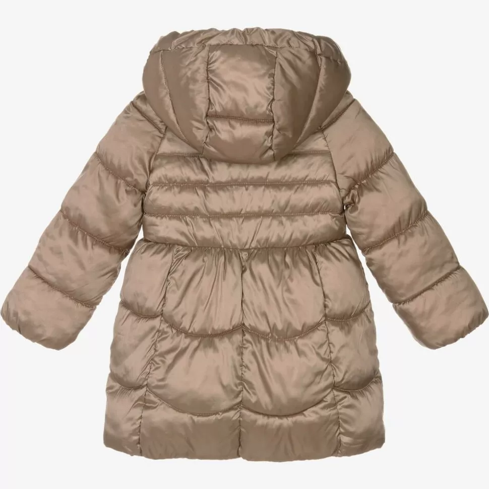 Mayoral Girls Beige Puffer Coat^ Coats & Jackets