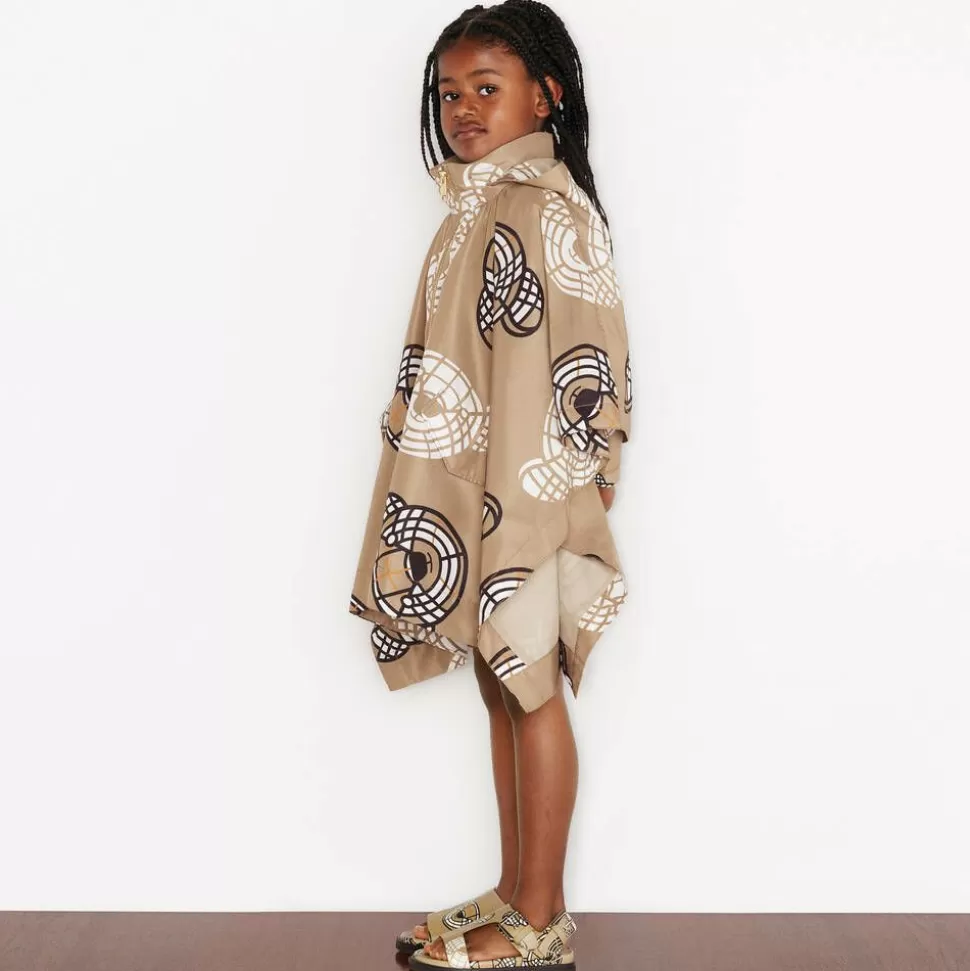 Burberry Girls Beige Thomas Bear Cape^ Coats & Jackets