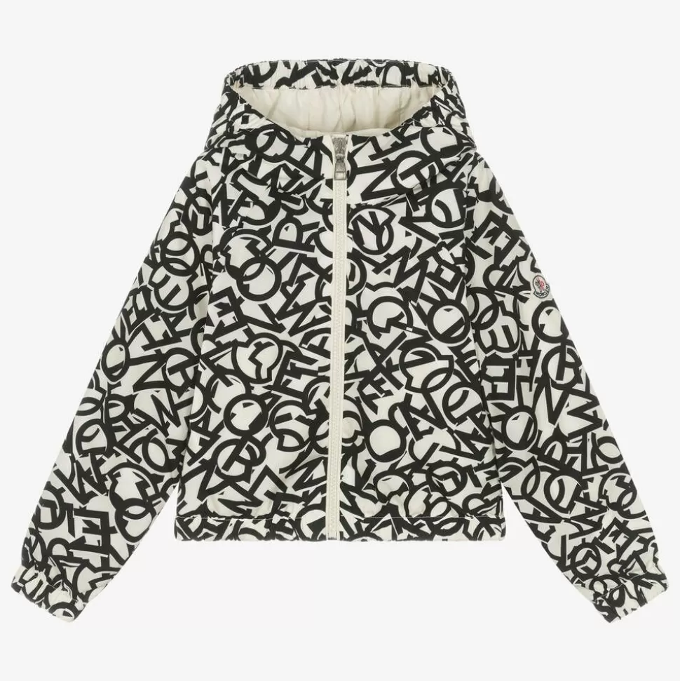 Moncler Enfant Girls Black & Ivory Maisha Jacket^ Coats & Jackets