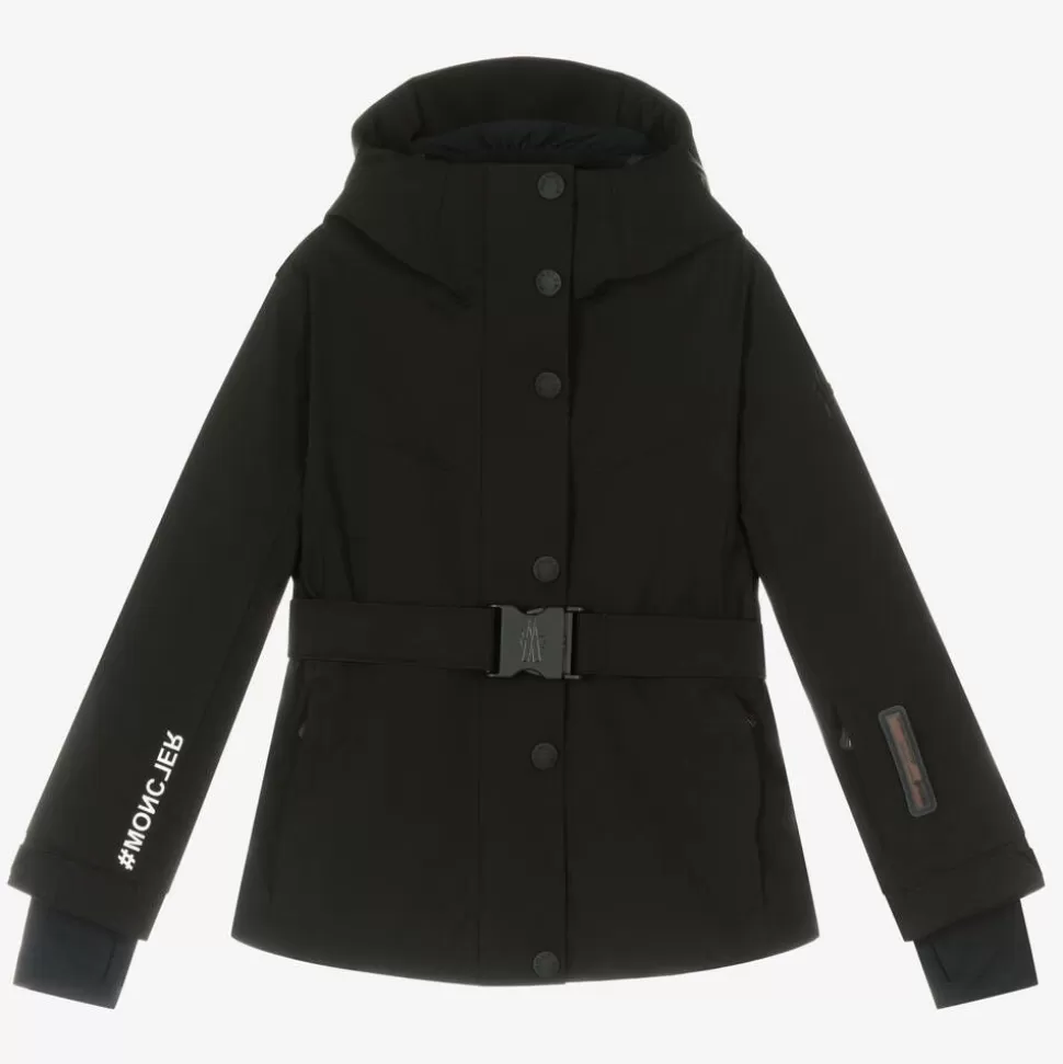 Moncler Enfant Girls Black Corserey Ski Jacket^ Snowwear
